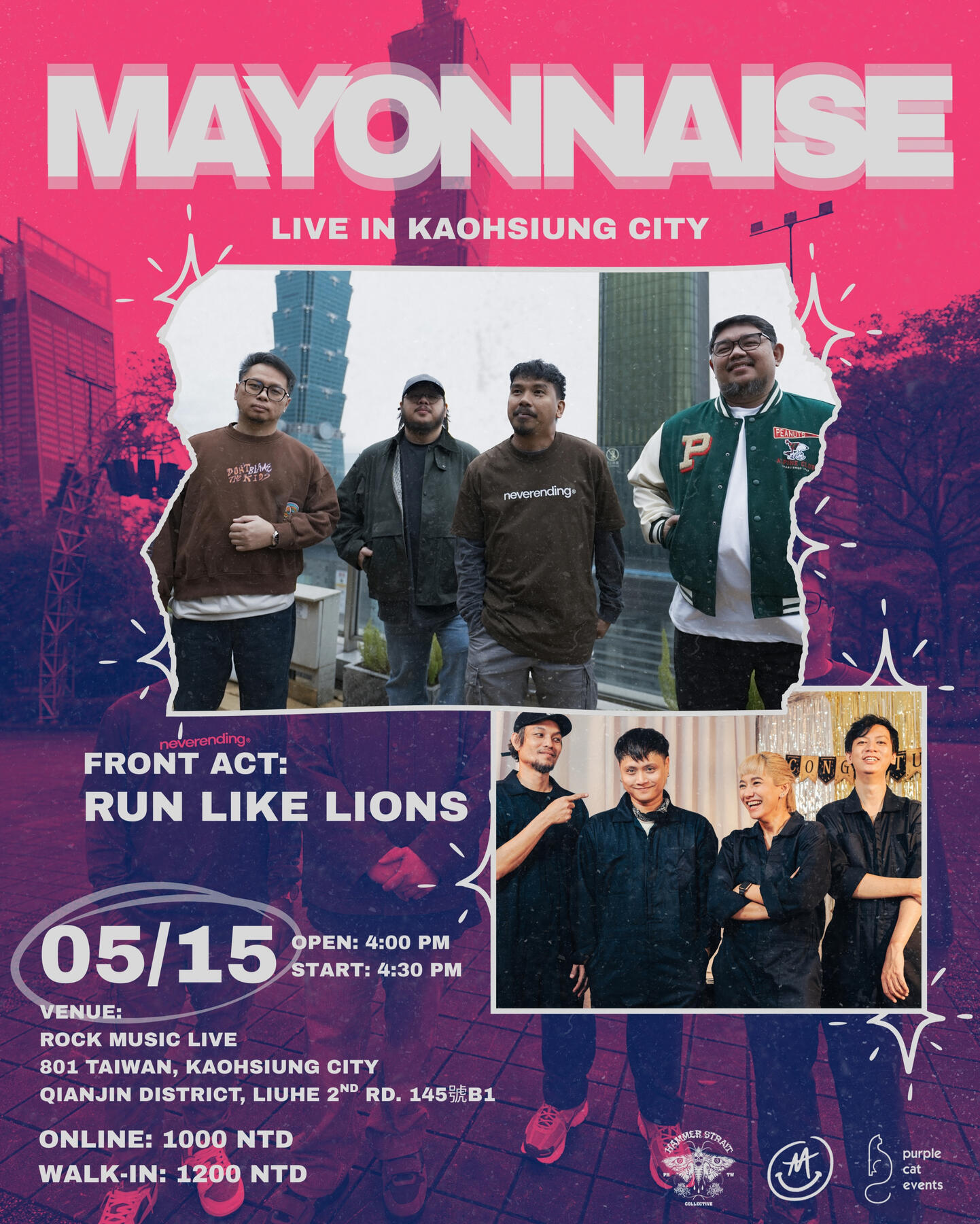 Mayonnaise Live in Kaohsiung