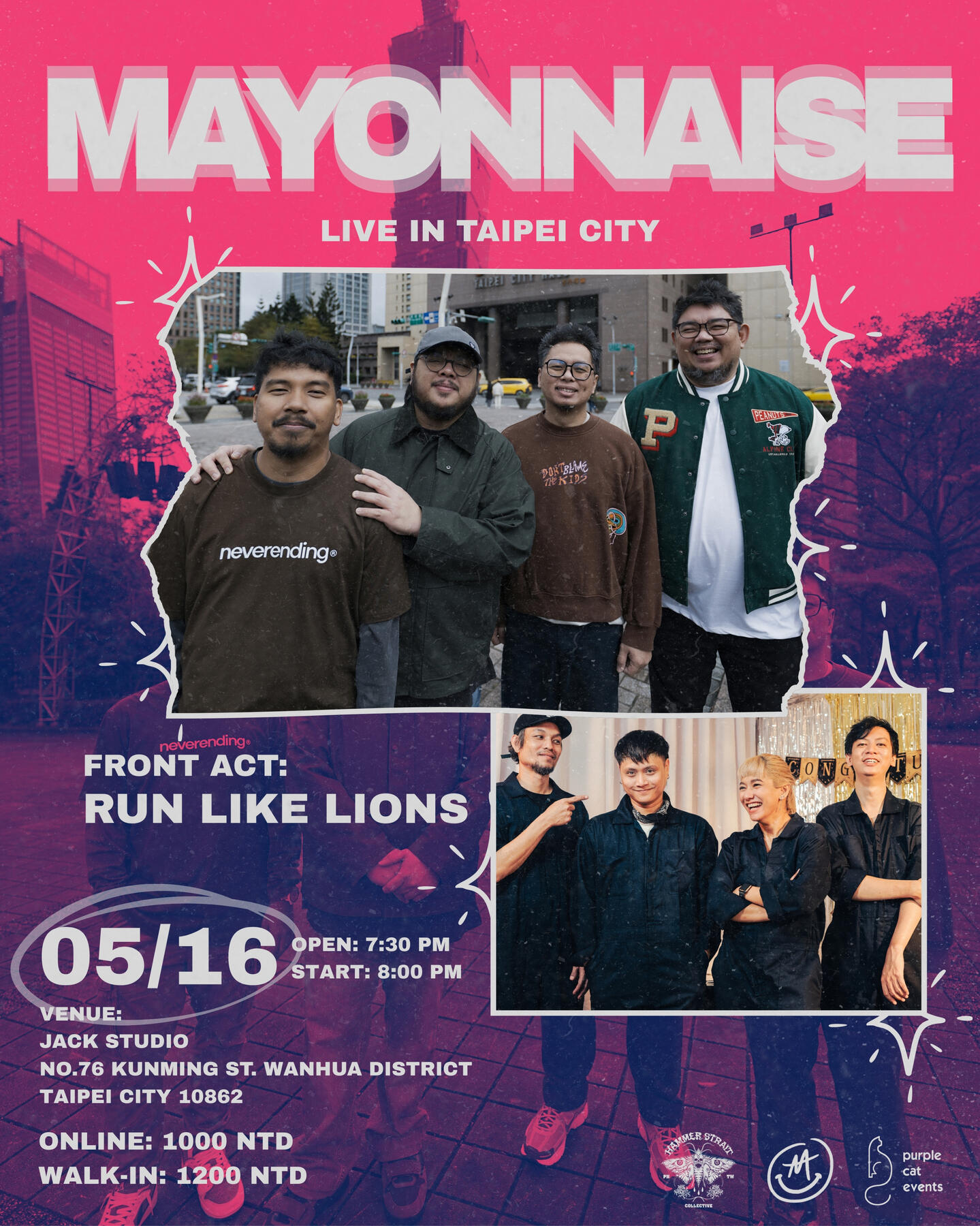 Mayonnaise Live in Taipei